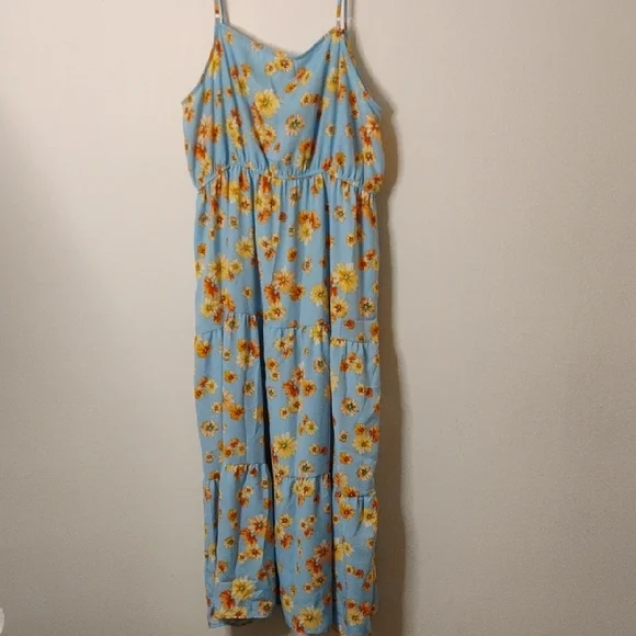 Sadie & Sage Light Blue Floral Dress - Picture 3 of 6